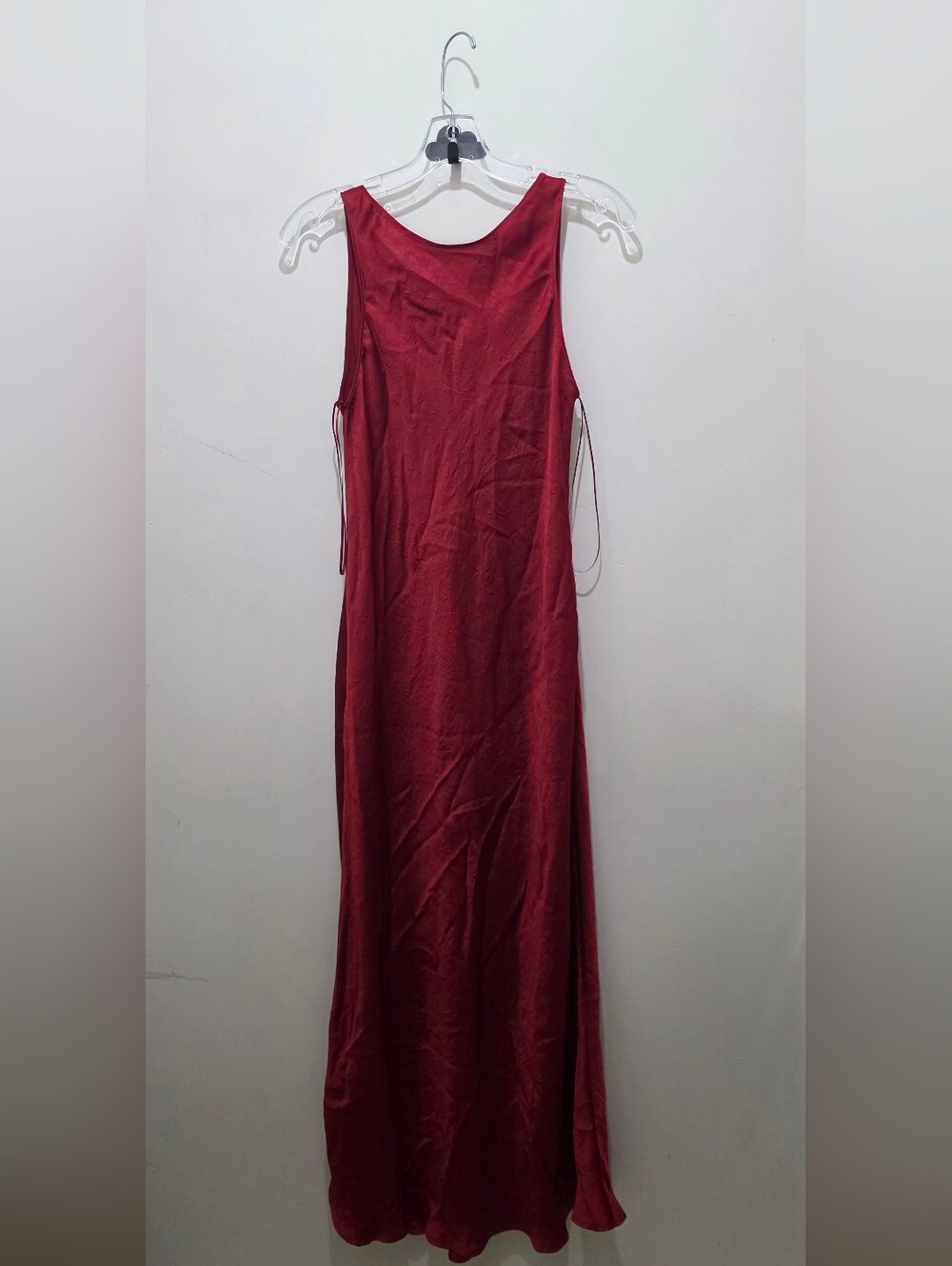 Satin Slip Dress By Massimo Dutti - Elegant Women's Evening Dress Size S-M